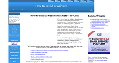 Desktop Screenshot of how-to-build-a-website.co.uk